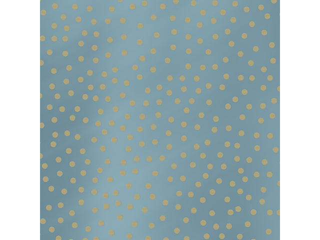 Toonbankrol Kangaro kraft dots blauw 60 gram 30 cm ras 250 meter