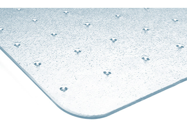 Vloermat Kangaro voor tapijt 90 x 120 cm transparant PC (polycarbonaat) nop 4,5 mm