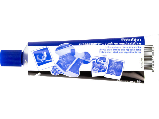 Fotolijm Kangaro 100 ml rubbercement tube in doosje