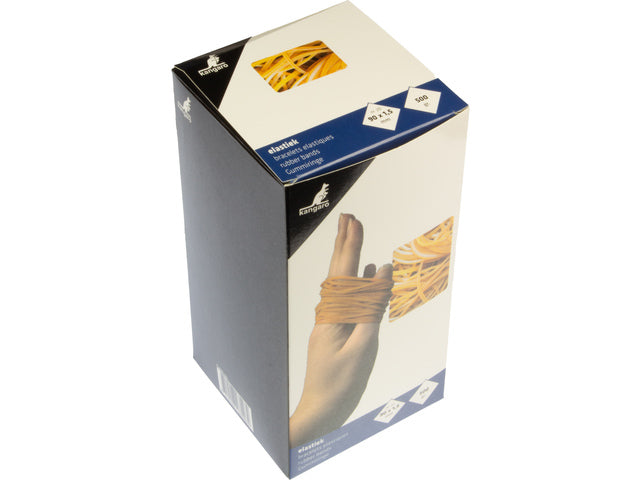 Elastiek Kangaro nr. 20 90x1,5mm 500 gram naturel