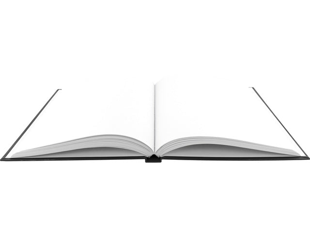 Dummyboek Kangaro A4 zwarte harde kaft 80 blad 100 grams blanco papier