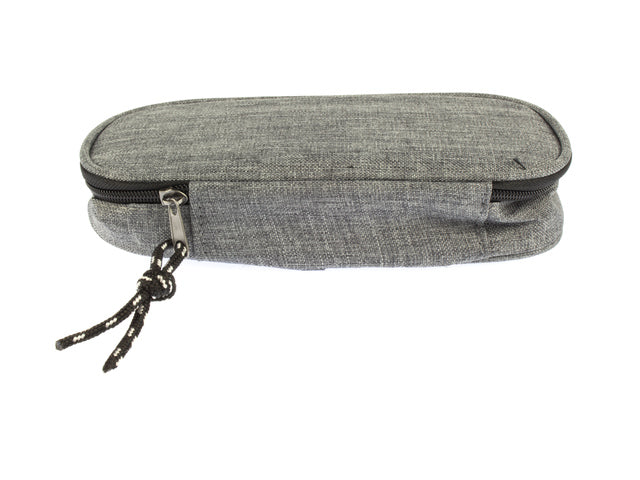 Etui Kangaro met inleg licht grijs ca 22x5x9cm