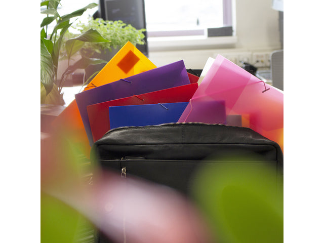 Elastomap Kangaro A4 PP volle kleur roze