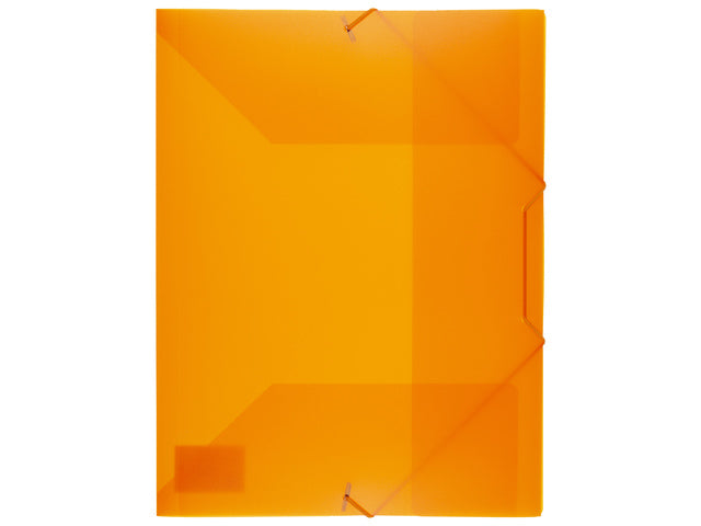 Elastomap Kangaro A4 PP transparant oranje