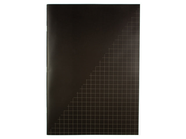 Schrift A4 80 pagina geruit 10mm, krimp à 5 stuks