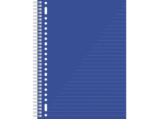 Collegeblok Kangaro A4 assorti kleuren, krimp van 3 stuks