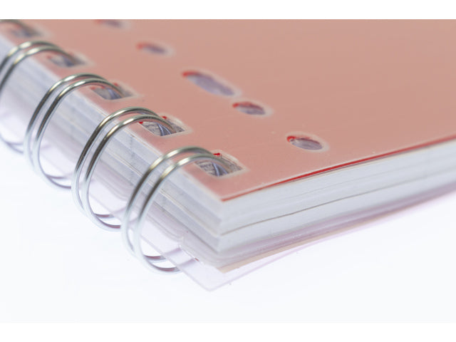 4 in 1 blok Kangaro A4 gelinieerd. Rode cover