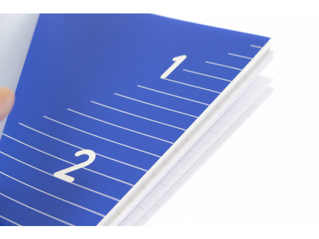 4 in 1 blok Kangaro A4 gelinieerd. Blauwe cover