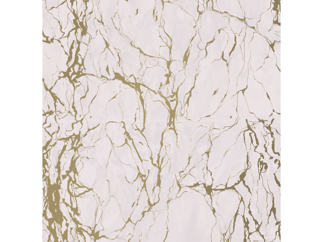 Toonbankrol Kangaro papier marmer goud 80 gram, 30cm breed, 200 meter