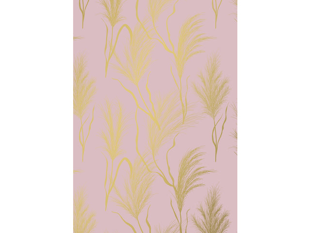 Toonbankrol Kangaro papier roze/goud 80 gram 30 cm ras 200 meter