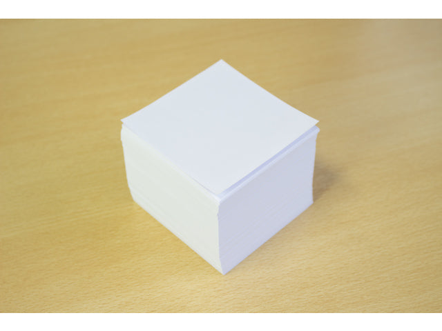 Memokubus inhoud Kangaro 9x9x9cm krimp à 700 vel wit
