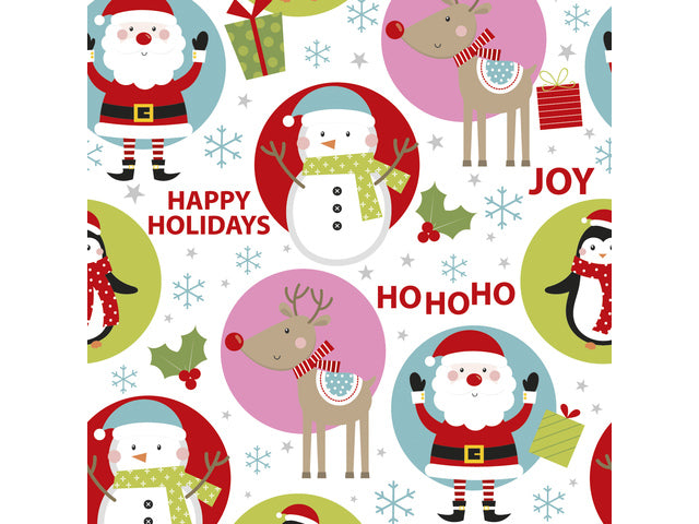 Toonbankrol Kerstpapier kids 80 gram 30 cm breed 200 meter