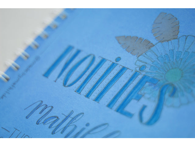 Plakboek Kangaro A5+ 120 gram 40 vel voorkant blauw 25x18cm papier(25x19cm met spiraal)