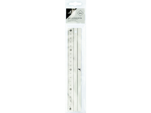 Liniaal Kangaro aluminium 20 cm
