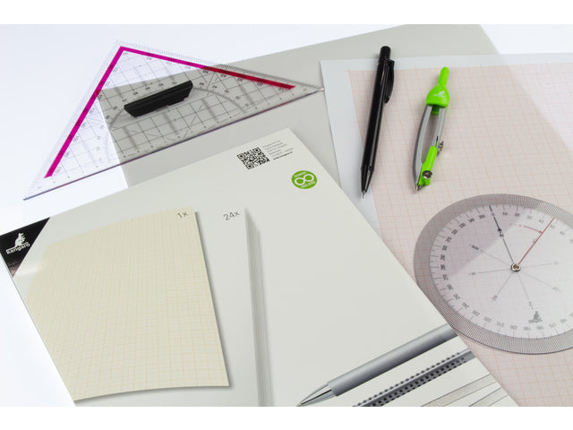 Transparant papier Kangaro A3 blok à 24 vel met 1 vel milimeterpapier