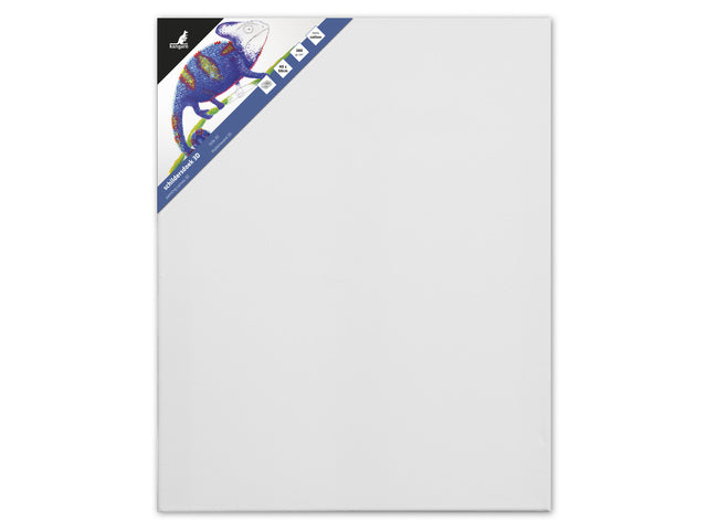 Schildersdoek Kangaro 3D 40x50cm 380 gram 100% katoen. 3 x lagen gesso primer, met 8 houten wiggen