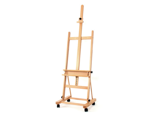 Schildersezel Kangaro Profi Studio type Ezel H tot 120cm doek met wieltje en accessoirebakje