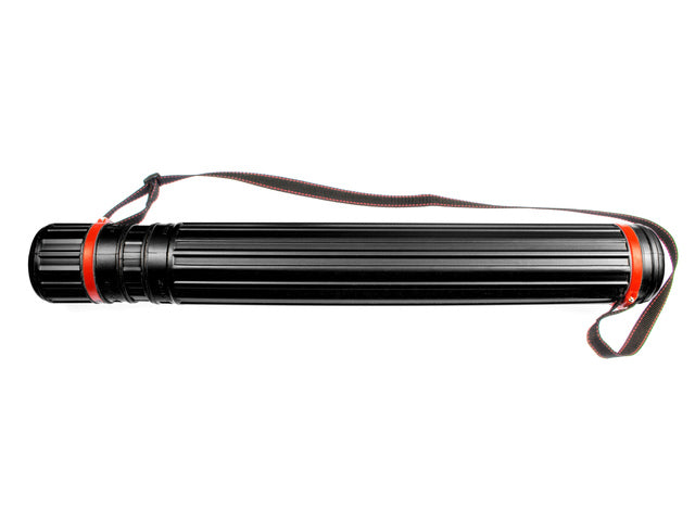 Tekenkoker Kangaro zwart PP 8 cm uitschuifbaar 64 - 108 cm