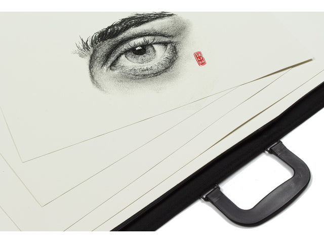 Tekenmap Kangaro A2 schwarz mit Handschrift