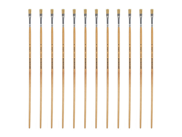 Lyonse penseel Kangaro #6 gelakt hout doos a 12 stuks