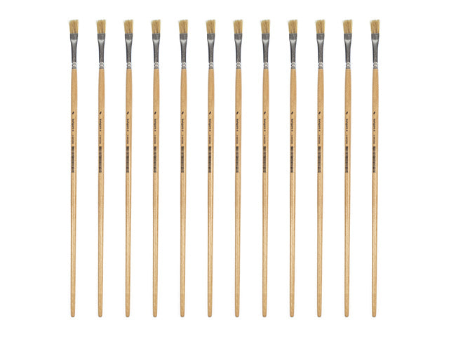 Lyonse penseel Kangaro #8 gelakt hout doos a 12 stuks