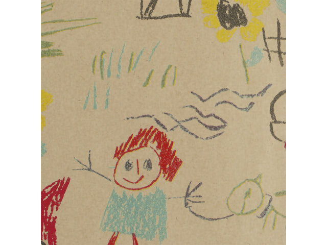Cadeaupapier Kangaro kind dessins assorti, 70 x 200 cm