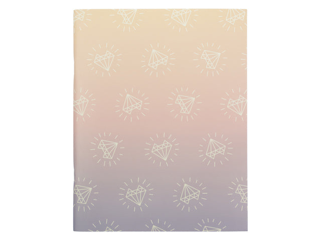 Schrift Galaxy Girl A5 lijn pak a 4 stuks assorti