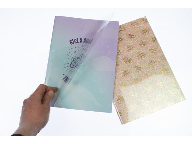 Schrift Galaxy Girl A4 lijn pak a 4 stuks assorti