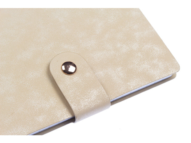 Notitieboek A6 Natural Beauty krimp van 2 stuks. Gelinieerd, 160 pagina's 80 grams papier. PU slag.