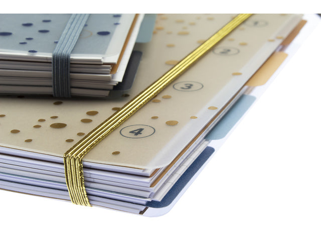 4-in-1 notitieboek A5 Natural krimp van 2 stuks. Gelinieerd, 300 pagina's 80 grams papier