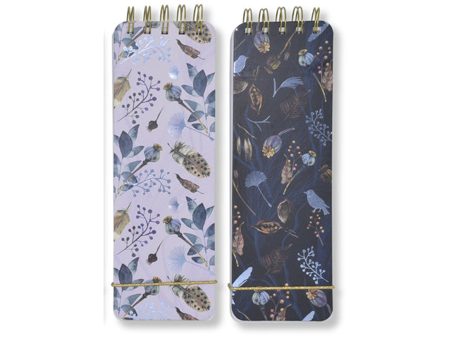 To Do blok Natural Beauty krimp van 2 stuks. Gelinieerd, 240 pagina's 80 grams papier