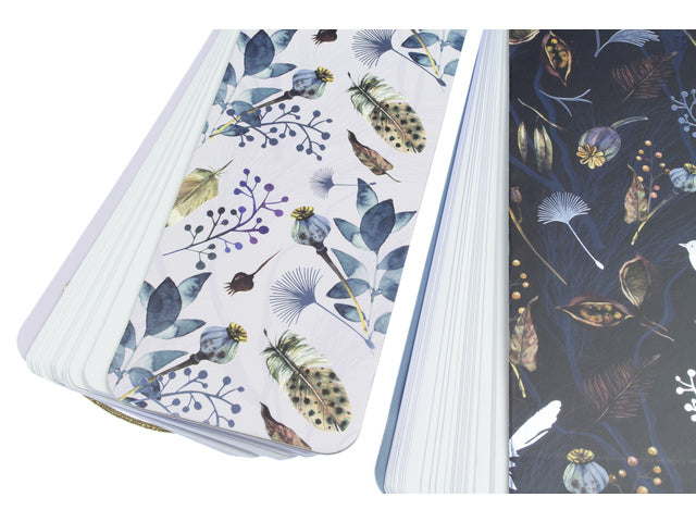 To Do blok Natural Beauty krimp van 2 stuks. Gelinieerd, 240 pagina's 80 grams papier
