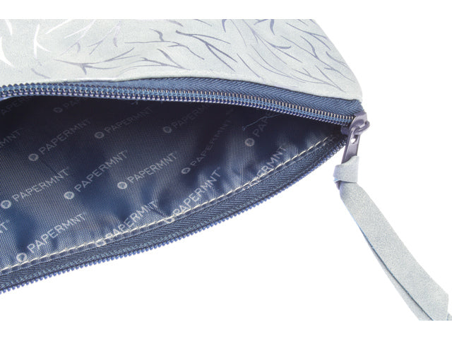 Etui Natural Beauty blauw. 22x15 cm.