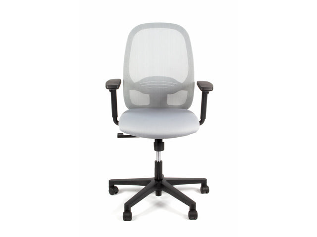 Bureaustoel Linea Grace 01 grijs/grijs met 1D armleuning
