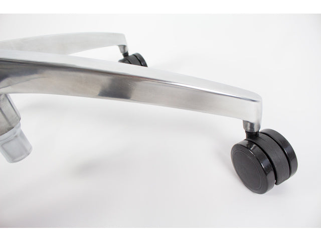 Bureaustoel Linea Tekna Wit 01 zwart/antraciet met 3D armleuning