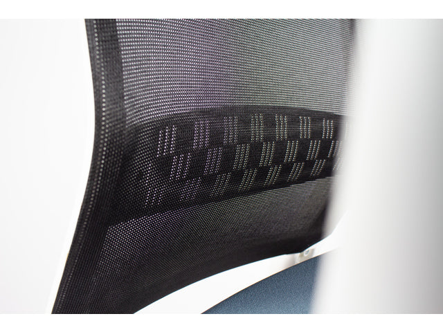 Bureaustoel Linea Tekna Wit 01/PT zwart/antraciet met 3D armleuning