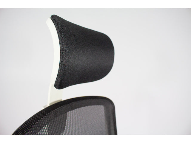 Bureaustoel Linea Tekna Wit 01/PT zwart/antraciet met 3D armleuning