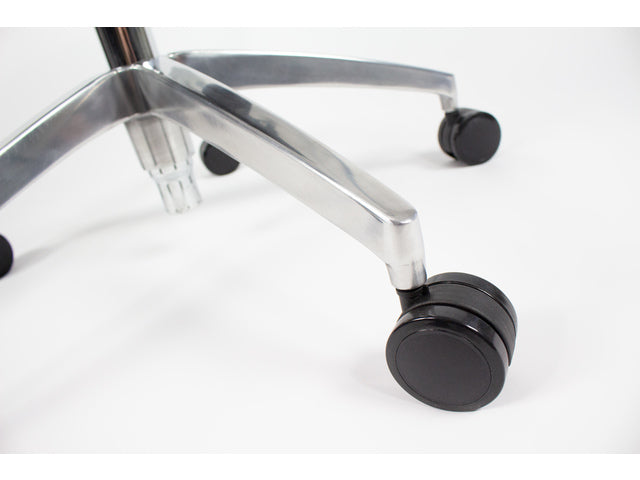 Bureaustoel Linea Tekna Wit 01/PT zwart/antraciet met 3D armleuning