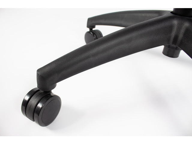 Bureaustoel Linea New Malice 01 zwart/zwart met 1D armleuning