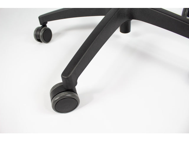 Bureaustoel Linea Omnia 02 zwart/zwart met 3D armleuning
