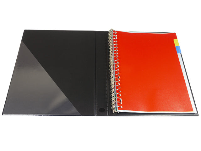 Tabblad Multo A4 23r blanco PP 120 micron 10 delig assorti kleuren