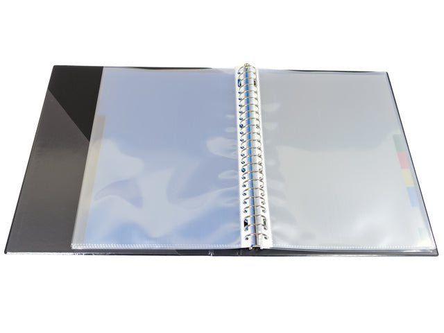 Tabblad Multo A4 23r blanco PP 120 micron 10 delig assorti kleuren