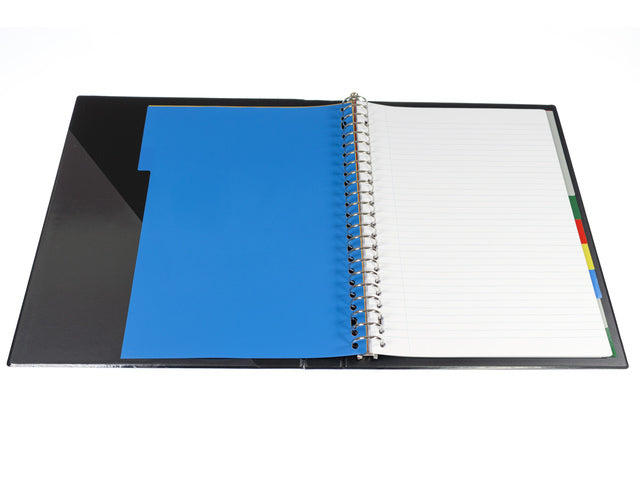 Tabblad Multo A4 23r blanco PP 120 micron 10 delig assorti kleuren