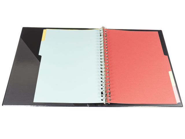 Tabblad Multo A4 23r blanco gerecycled karton 160 gram 5 delig assorti kleuren