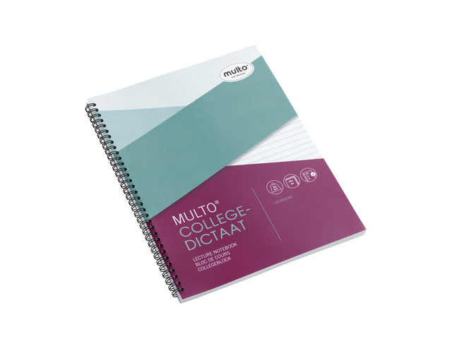 Collegeblok Multo A4 23r lijn 80 gram 80 vel