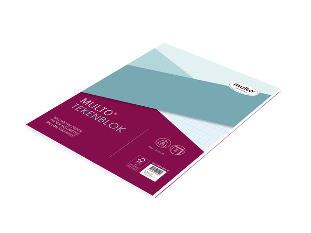 Millimeterblok Multo A4 80 gram 50 vel