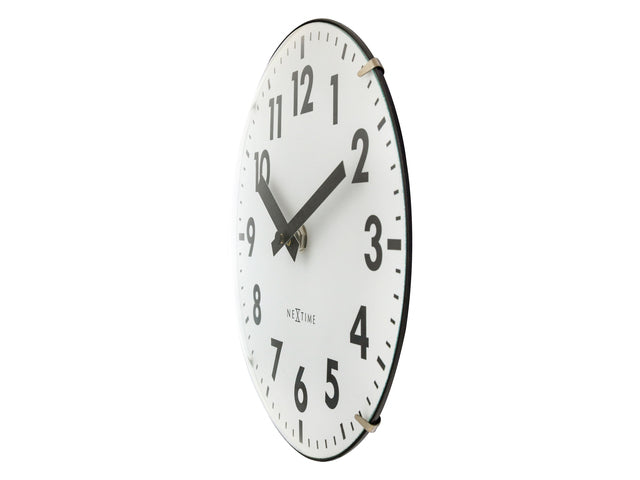 Tafelklok Nextime Duomo Mini 20 cm met gebolde glazen lens