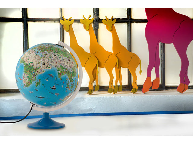 wereldbol Family Line 30cm nederlandstalig