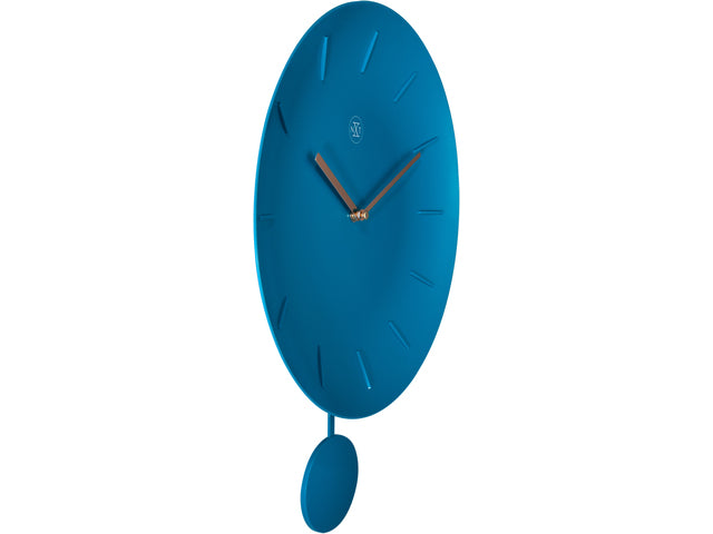 Wandklok nXt Schaal Ø 30 cm turkoois