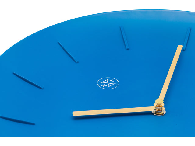 Wandklok nXt Schaal Ø 30 cm turkoois